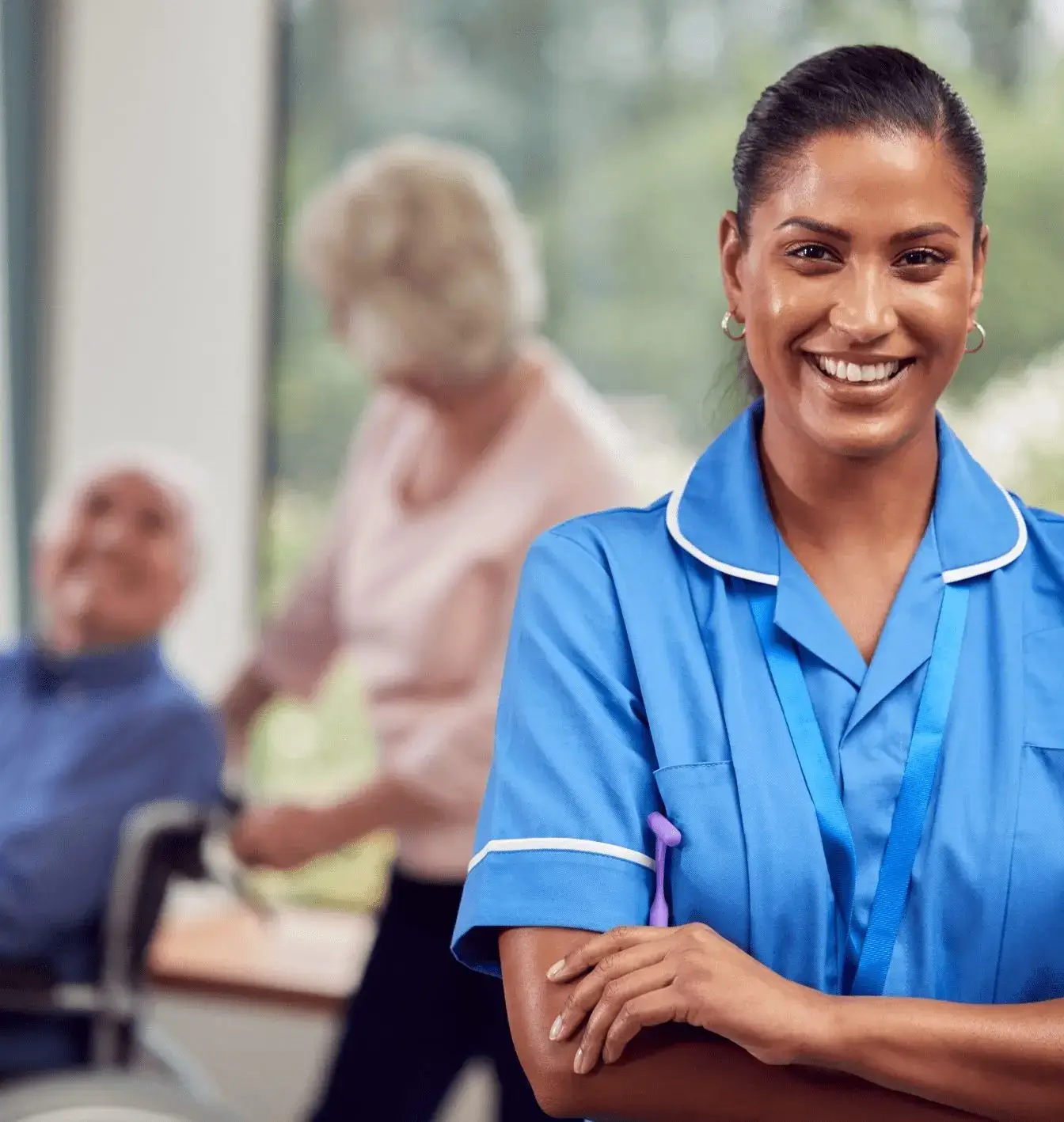 a live-in carer supporting patients at home